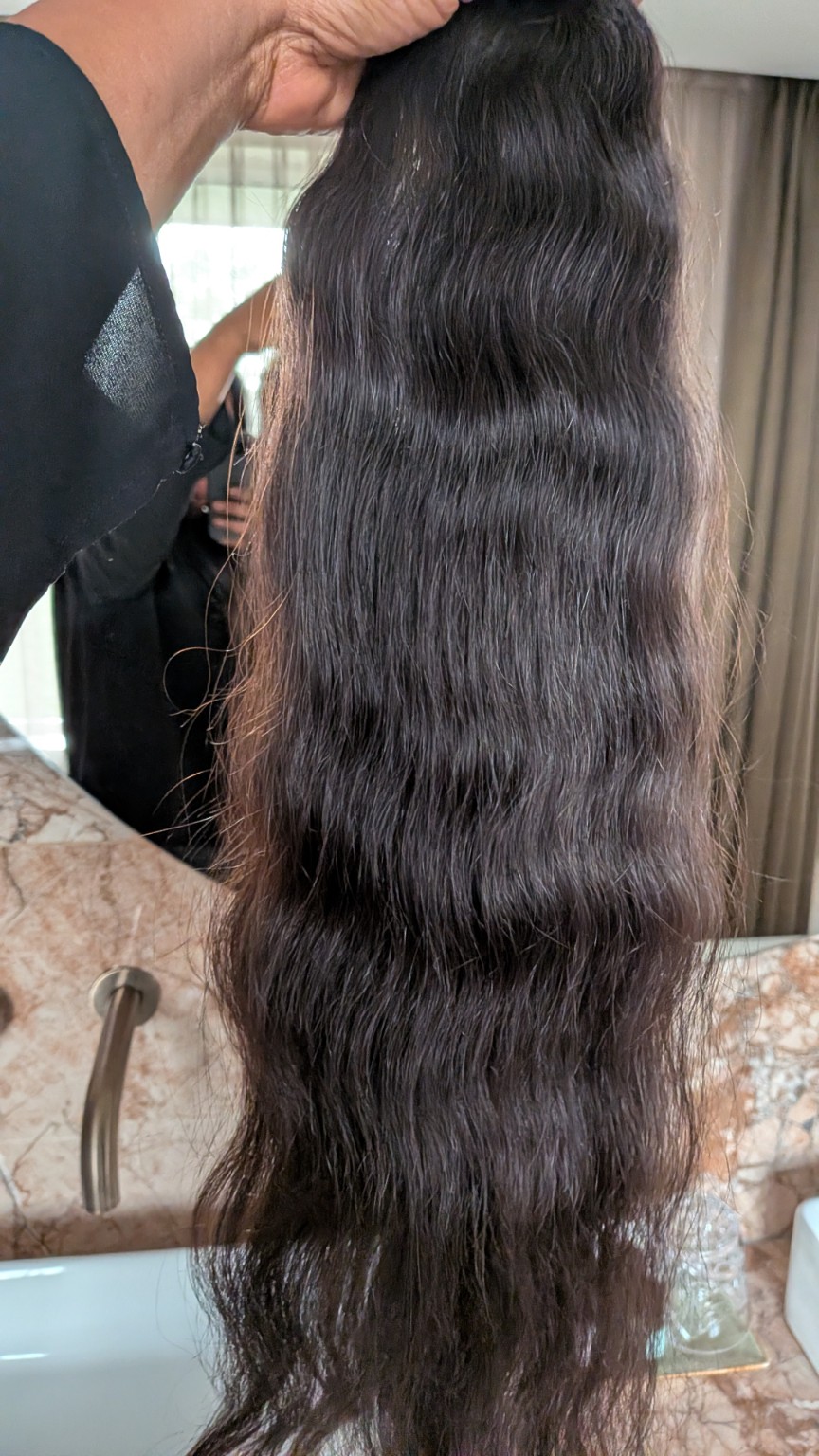 Dark premium human hair full length