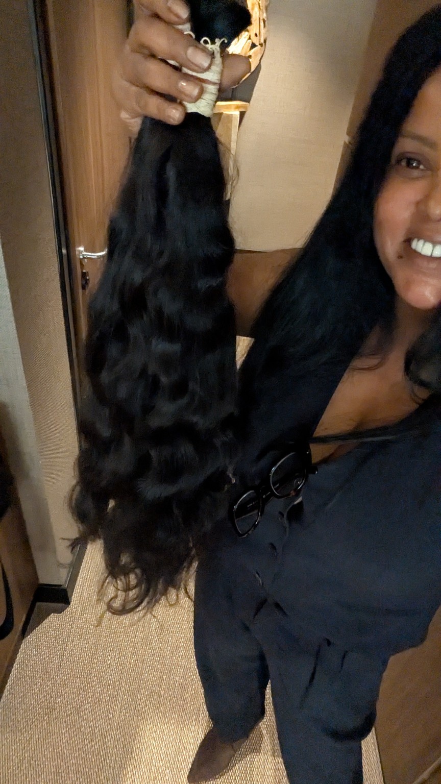 Black premium human hair